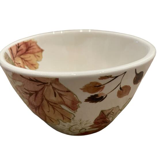 Potter's Studio Ceramic Nesting Bowl Set of 3 Fall Harvest Pumpkins New - Picture 14 of 16